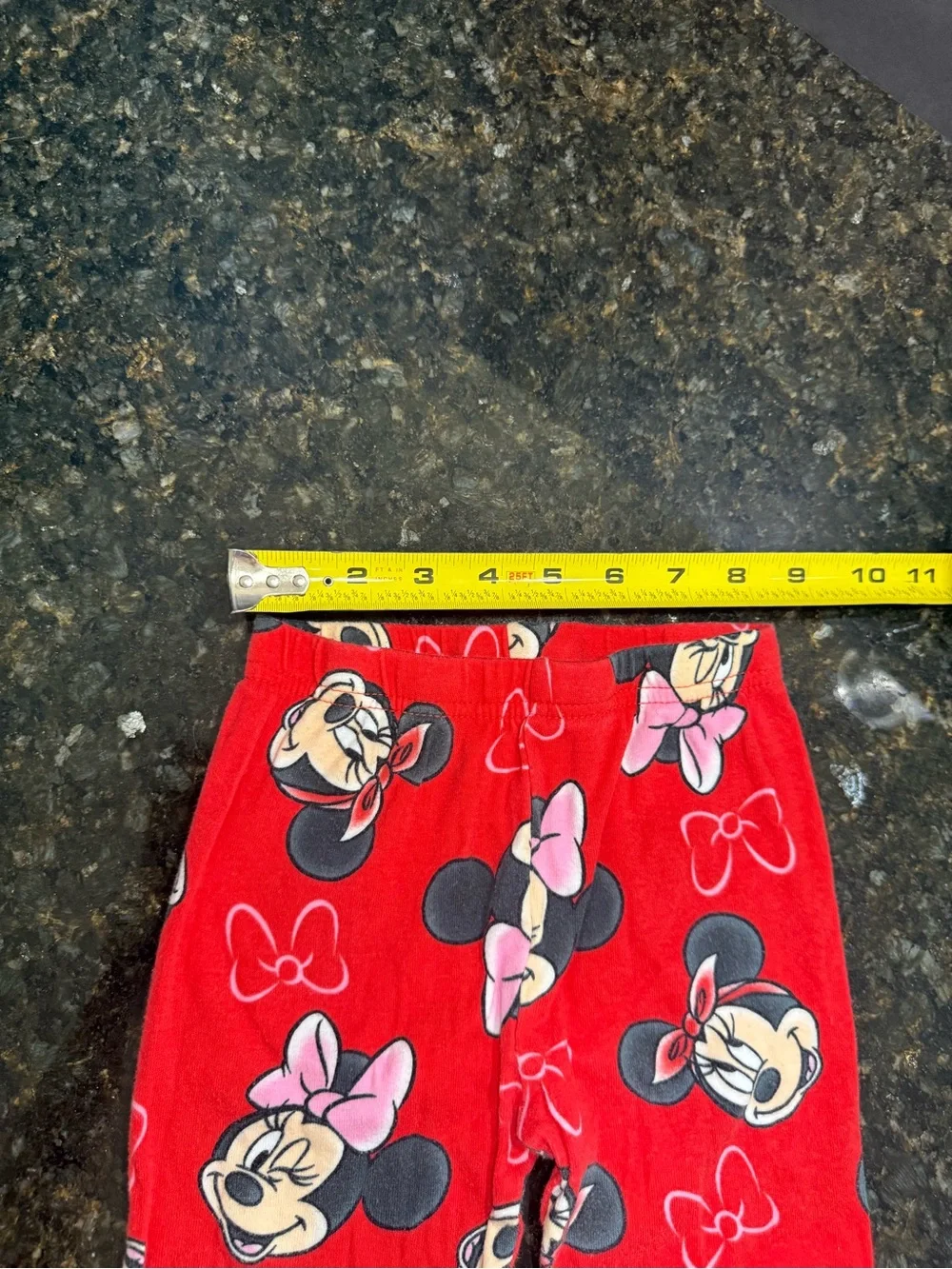 Disney Junior Toddler Girls Size 5T Minnie Mouse 2 Piece Pajama set